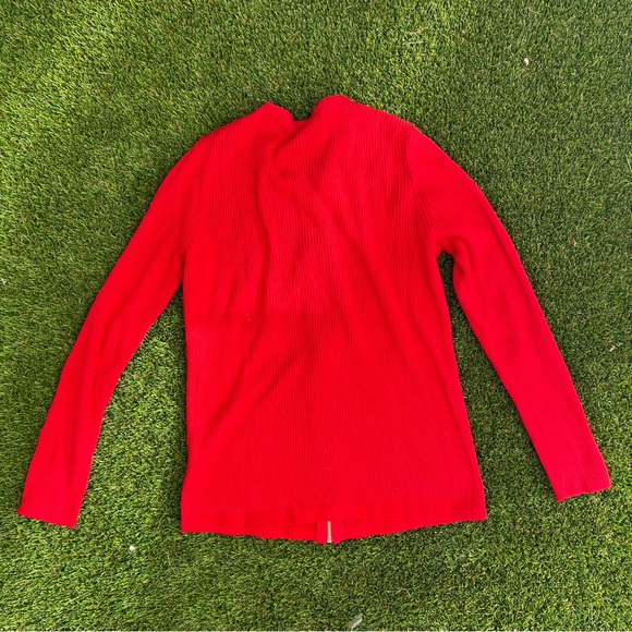 Calvin Klein Women's Cardigan Ribbed-Knit Full Zip Sweater Size Small - Picture 2 of 4